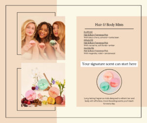 Design me fragrance mists